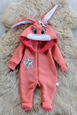 комбинезон baroshakids персиковая зайка  комбинезон baroshakids персиковая зайка