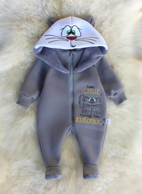 комбинезон baroshakids котик серый комбинезон baroshakids котик серый